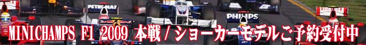 ミニチャンプスF1 2009 ミニカーご予約受付中