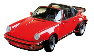 ポルシェ 911 ターボ タルガ 1989 限定300台 レッド
