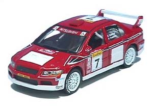 Saico 1/32　ミツビシ ランサー エボリューションVII 2002 WRC モンテカルロラリー No.7 F.デルクール