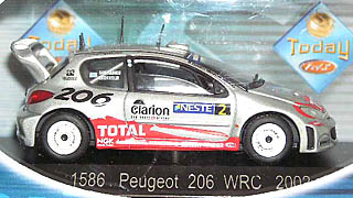 SOLIDO 1/43 プジョー 206 WRC 2002 No.2 マーカス・グロンホルム