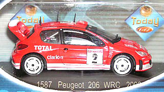 SOLIDO 1/43 プジョー 206 WRC 2003 No.2 リチャード・バーンズ