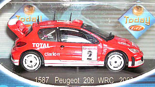 SOLIDO 1/43 vW[ 206 WRC 2003 No.2 `[hEo[Y